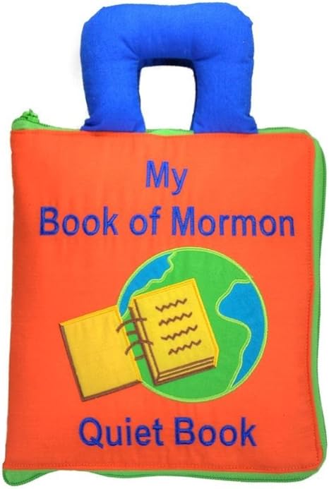 My Book of Mormon Quiet Book by My Growing Season | Interactive LDS Faith Scripture Church of Jesus Christ Sacrament, Primary, Home Evening, Engaging Religious Activity Cloth Busy Book