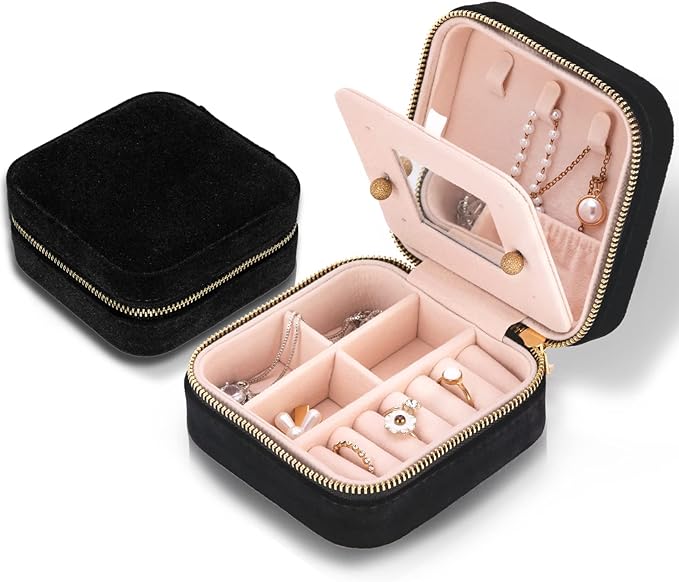 travel pink jewelry organizer